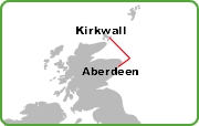 Aberdeen Kirkwall Route