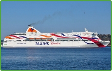 Part of the Tallink Ferry Fleet MS Baltic Queen
