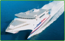 Condor Ferries Fast Ferry Service between St Malo and Jersey