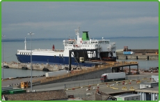 Part of the Celtic Link Ferry Fleet Diplomat
