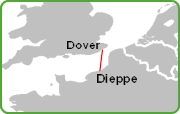 Dover Dieppe Route