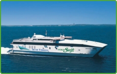 The Irish Ferries Swift Service between Dublin and Holyhead
