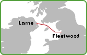 Fleetwood Larne Route