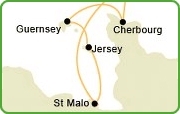 St Malo Guernsey Route
