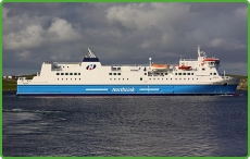 Part of the Northlink Ferries Ferry Fleet MV Hjaltland