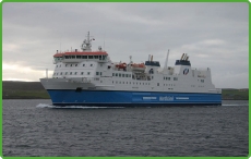 Part of the Northlink Ferries Ferry Fleet MV Hrossey