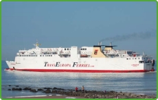 Part of the Transeuropa Ferries Ferry Fleet MV Larkspur