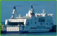 Part of the MV Mont St Michel Ferry Fleet MV Mont St Michel