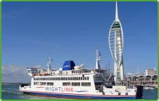 Part of the Wightlink Ferry Fleet MV St Helen