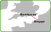 Newhaven Dieppe Route