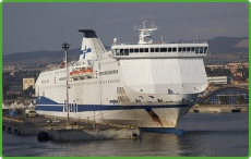 Part of the Tirrenia Ferry Fleet Nuraghes