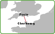 Poole Cherbourg Route