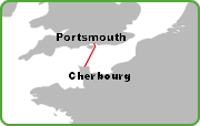 Portsmouth Cherbourg Route