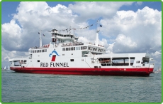 Part of the Wightlink Ferry Fleet MV Red Eagle