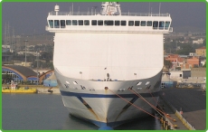 Part of the Tirrenia Ferry Fleet Sharden