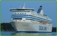 Part of the Silja Line Ferry Fleet MS Silja Symphony