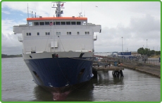Part of the Stena Line Ferry Fleet Stena Leader