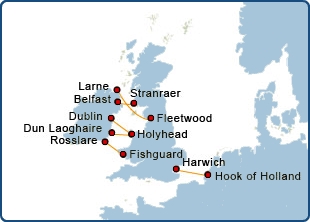Stena Line UK Routes
